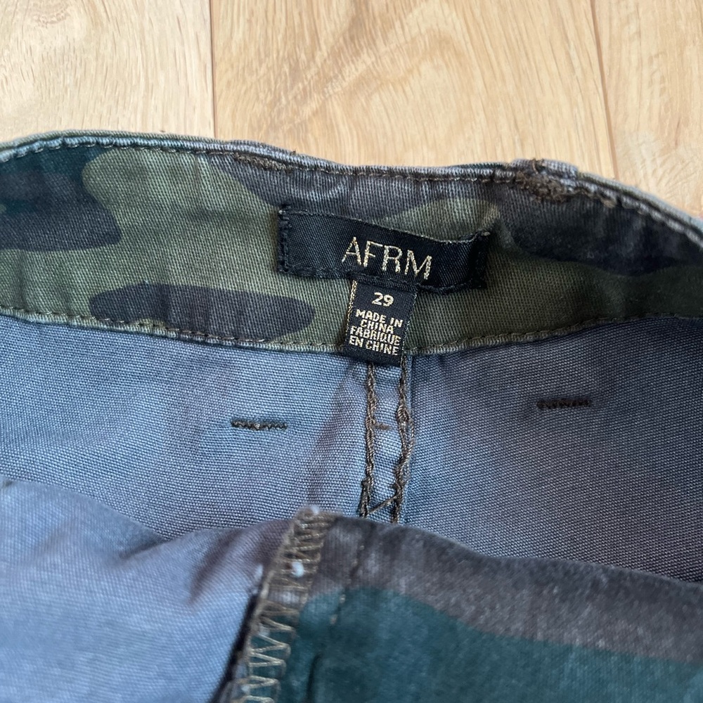 AFRM Camo High Waist Crop Ankle Jogger Pants - Picture 8 of 9